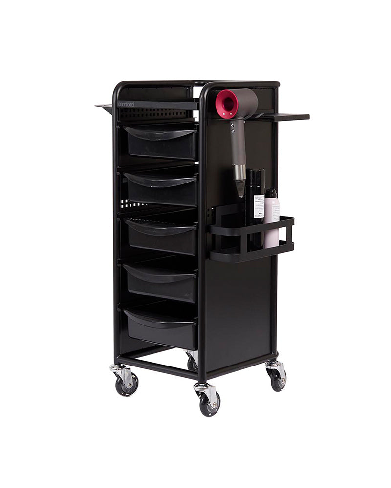 Workshop Deluxe 5 - Black trolley - 5 spacious drawers